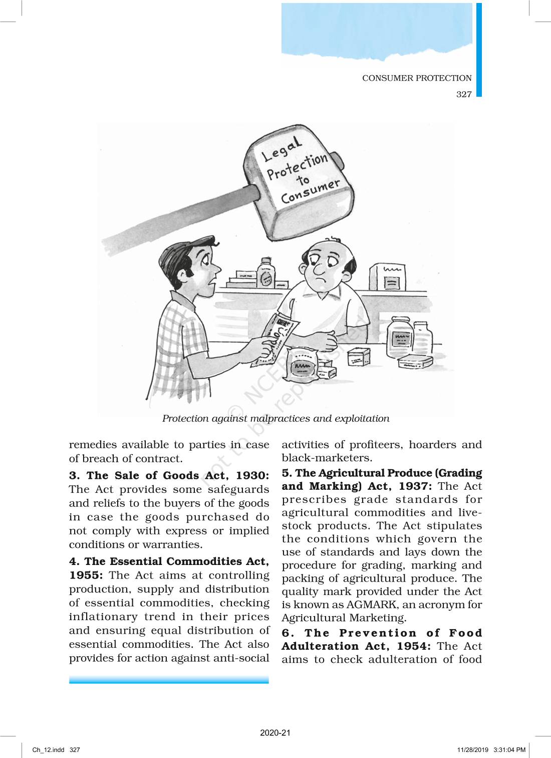 Consumer Protection Ncert Book Of Class 12 Business Studies Part Ii